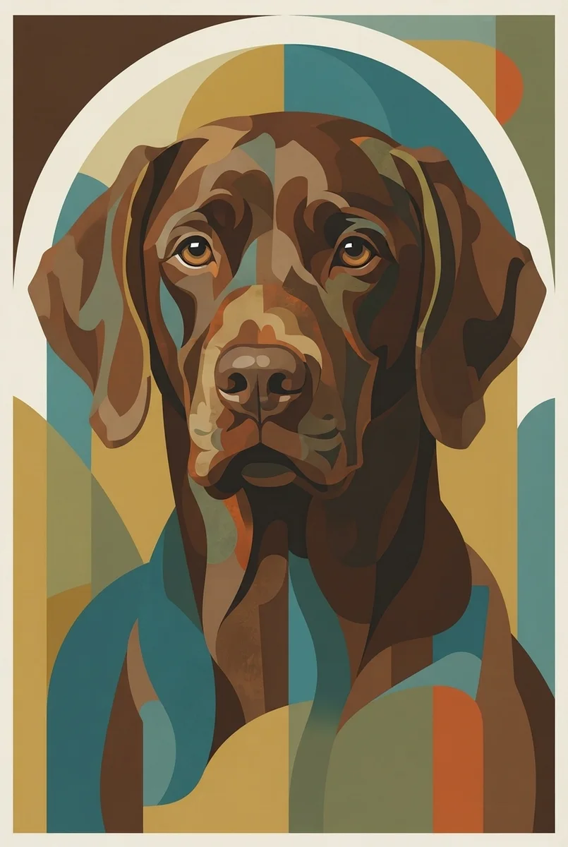 Mid-Century Arch Abstract Wall Art Print (300 DPI)
