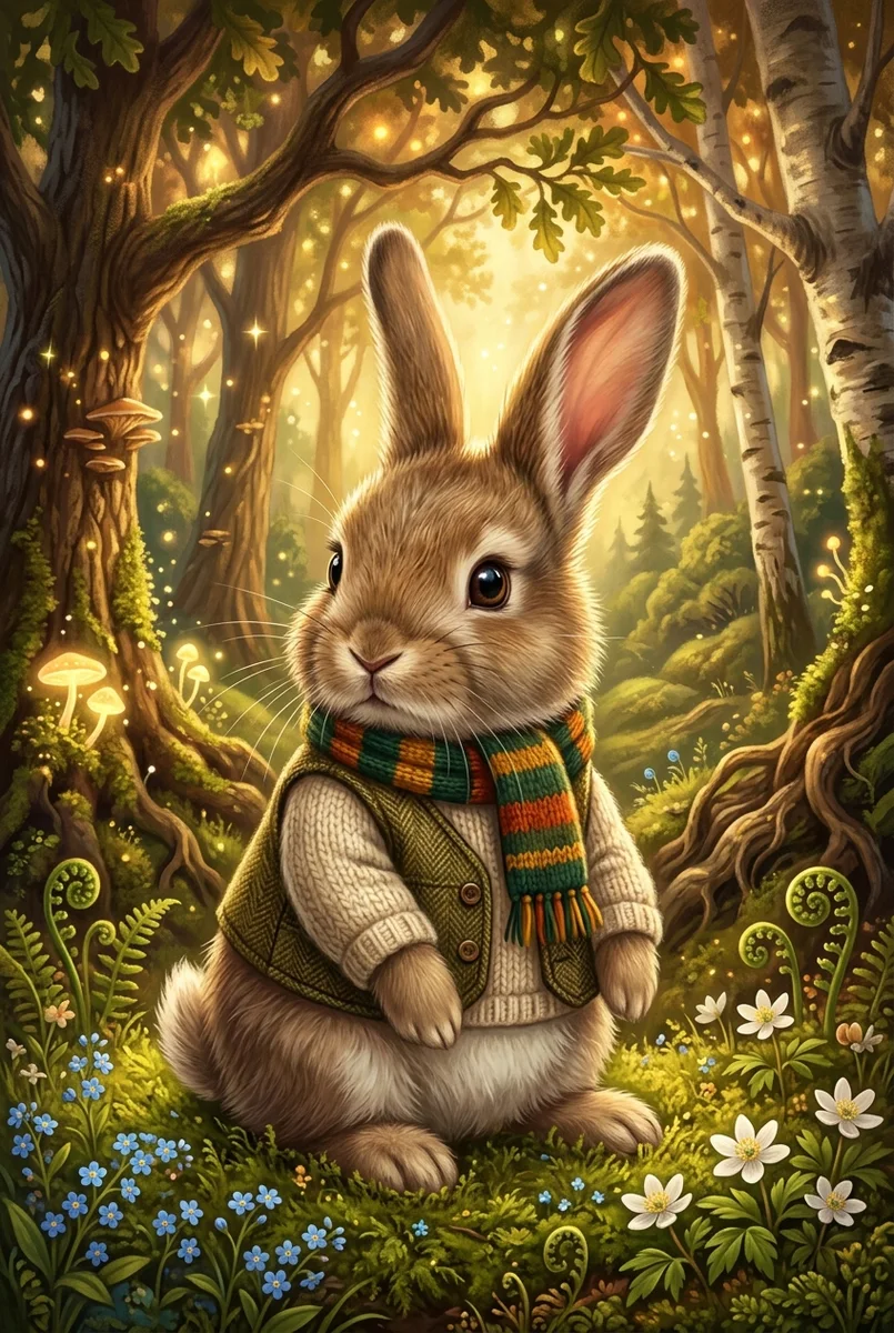 Pet Wilderkind Baby Bunny Nursery Print (300 DPI)
