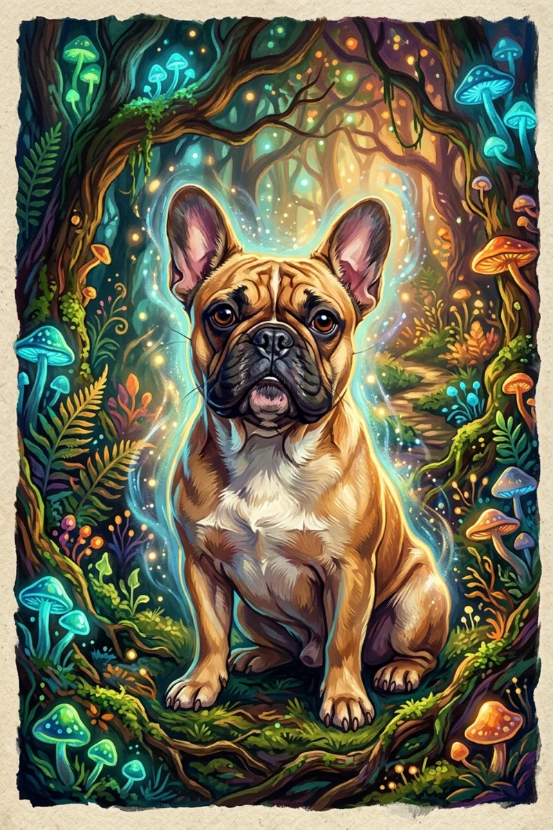 Pet Wilderkind French Bulldog Nursery Print (300 DPI)