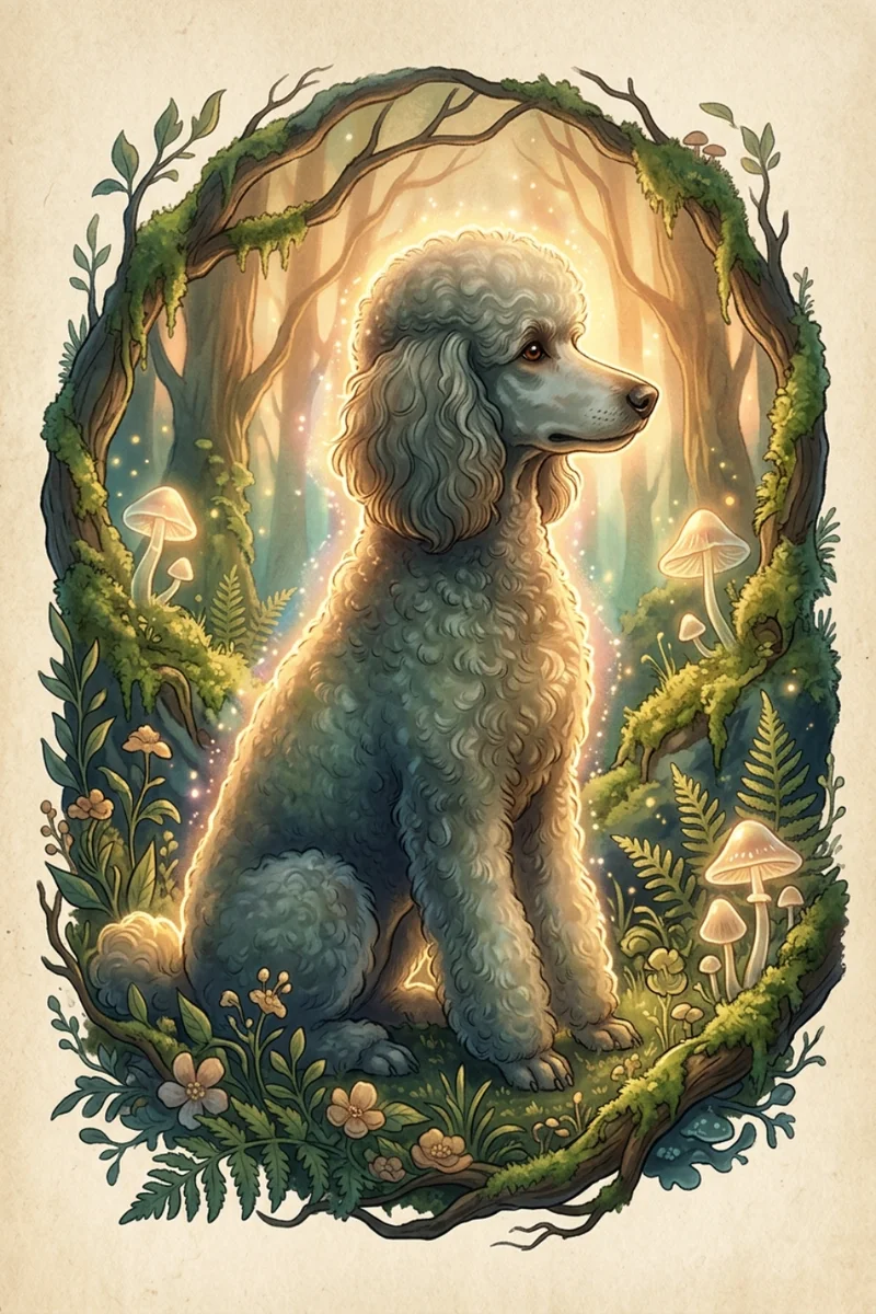 Pet Wilderkind Poodle Nursery Print (300 DPI)