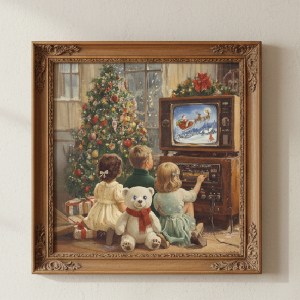 Nostalgic Christmas Eve Wall Art