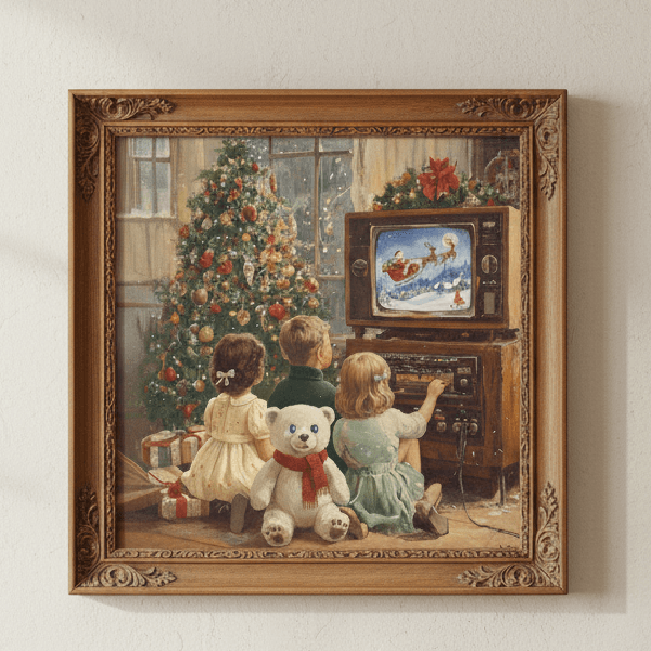 Nostalgic Christmas Eve Wall Art