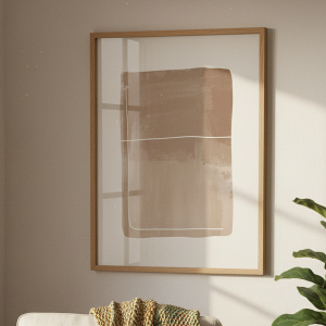 Minimalist Brushstroke Abstract Wall Art Print (300 DPI)