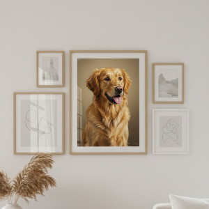 Custom Golden Retriever Portrait -  (Digital File)