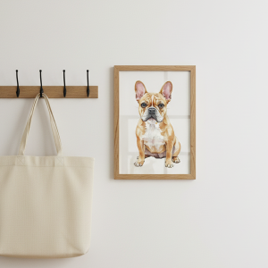 Pet Wilderkind French Bulldog Nursery Print (300 DPI)