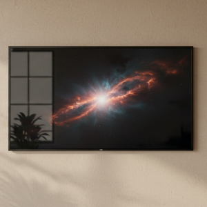Deep Space Nebula Sci-Fi Frame TV Art (300 DPI)