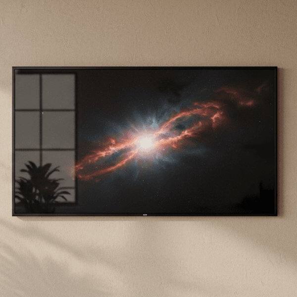 Deep Space Nebula Sci-Fi Frame TV Art (300 DPI)