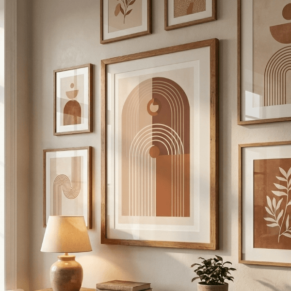 Mid-Century Arch Abstract Wall Art Print (300 DPI)