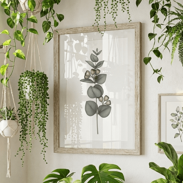 Eucalyptus Spray Botanical Wall Art Print (300 DPI)
