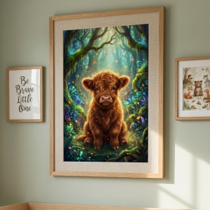 Pet Wilderkind Highland Cow Nursery Print (300 DPI)