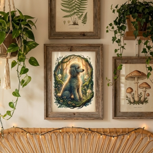 Pet Wilderkind Poodle Nursery Print (300 DPI)