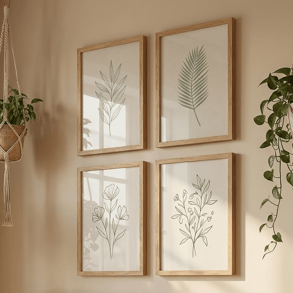 Palm Branch Botanical Wall Art Print (300 DPI)