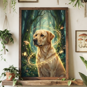 Custom Labrador Retriever Portrait - Pet Wilderkind Style (Digital File)