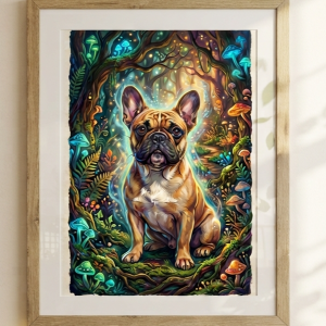 Pet Wilderkind French Bulldog Nursery Print (300 DPI)