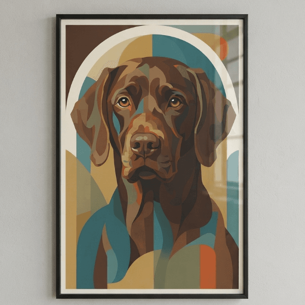 Mid-Century Arch Abstract Wall Art Print (300 DPI)