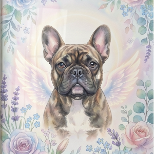 Custom French Bulldog Portrait - Memorial Style (Digital File)