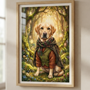 Pet Wilderkind Labrador Retriever Nursery Print (300 DPI)