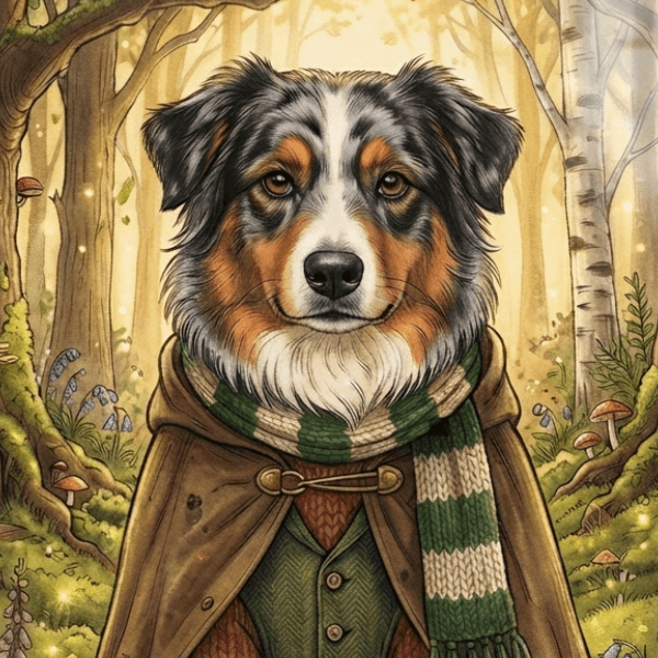 Pet Wilderkind Australian Shepherd Nursery Print (300 DPI)