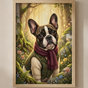 Pet Wilderkind French Bulldog Nursery Print (300 DPI)