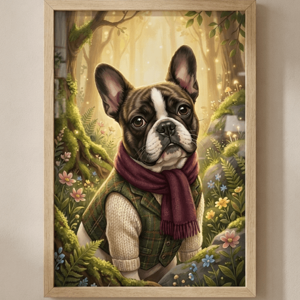 Pet Wilderkind French Bulldog Nursery Print (300 DPI)